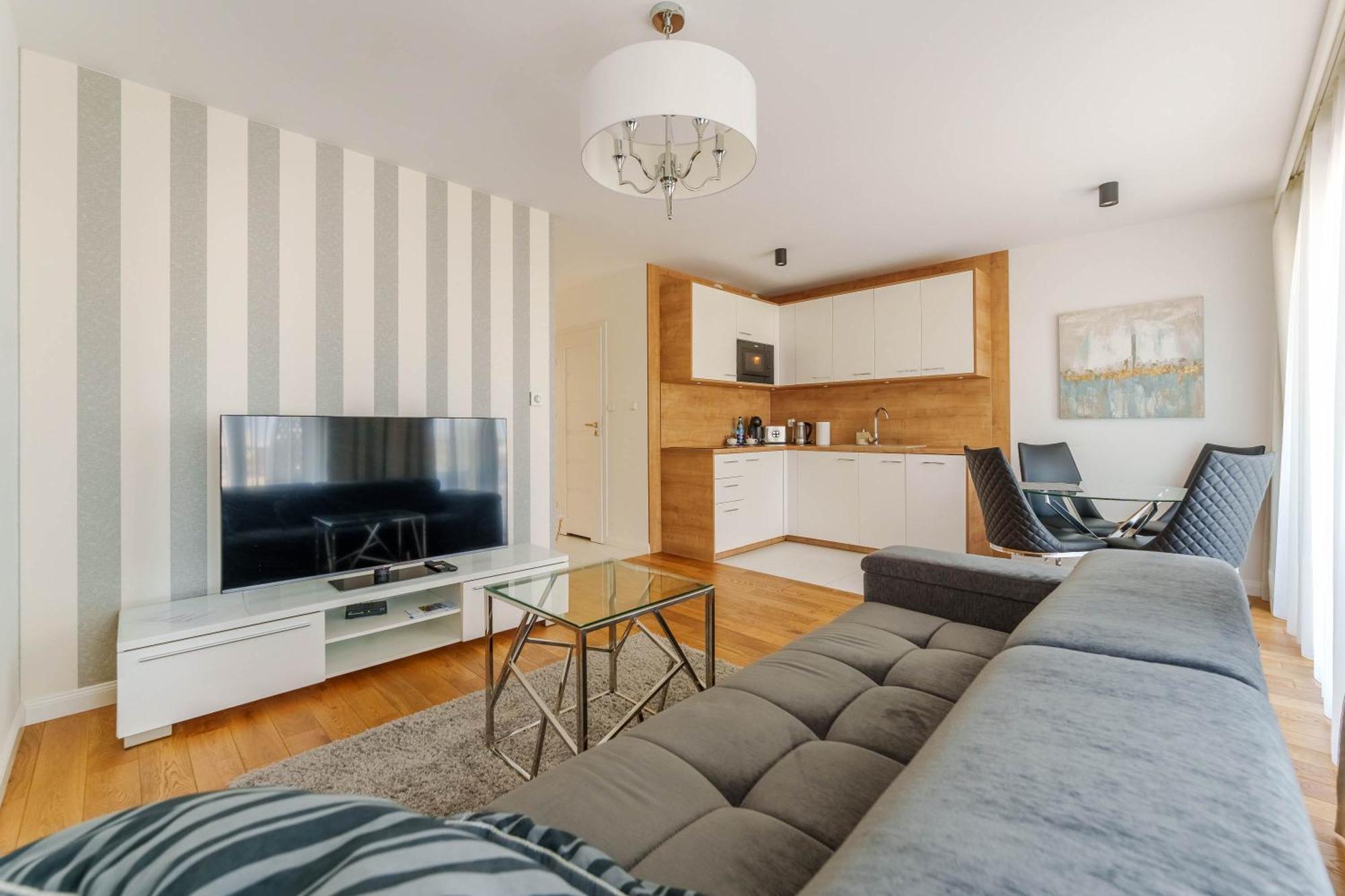 Apart111 Apartament Rodzinny 3 Pokoje - 2 Sypialnie- Sauna, Silownia Kołobrzeg Buitenkant foto